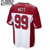 Camiseta Niño Arizona Cardinals J.J. Watt 99 Nike Blanco 2021 NFL Draft